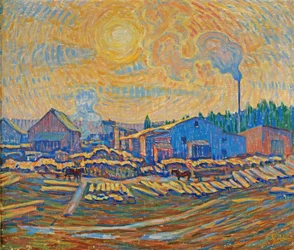 La Scierie, soleil de décembre